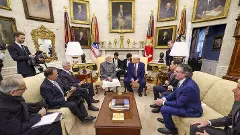 Modi, Trump, others at White House