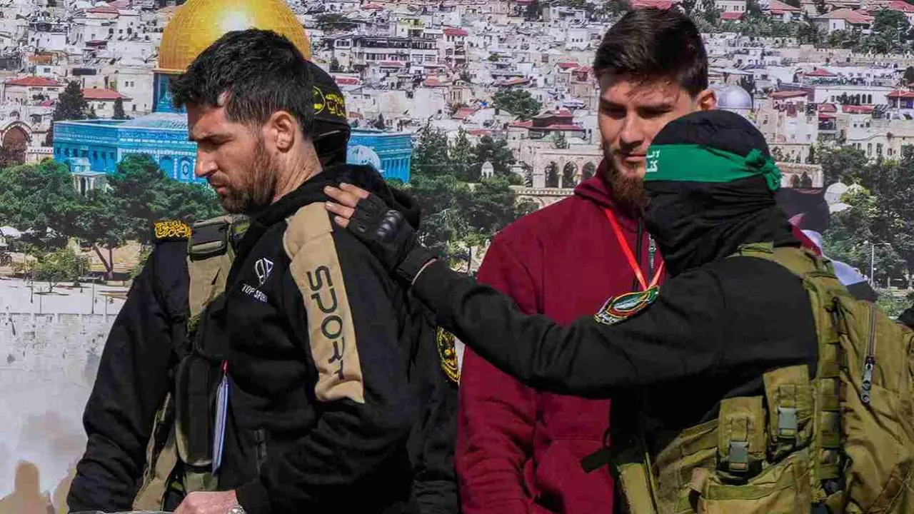 Israel releases hundreds of Palestinians after Hamas frees 3 hostages