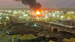 Fire engulfs seven tents in Maha Kumbh, no casualties