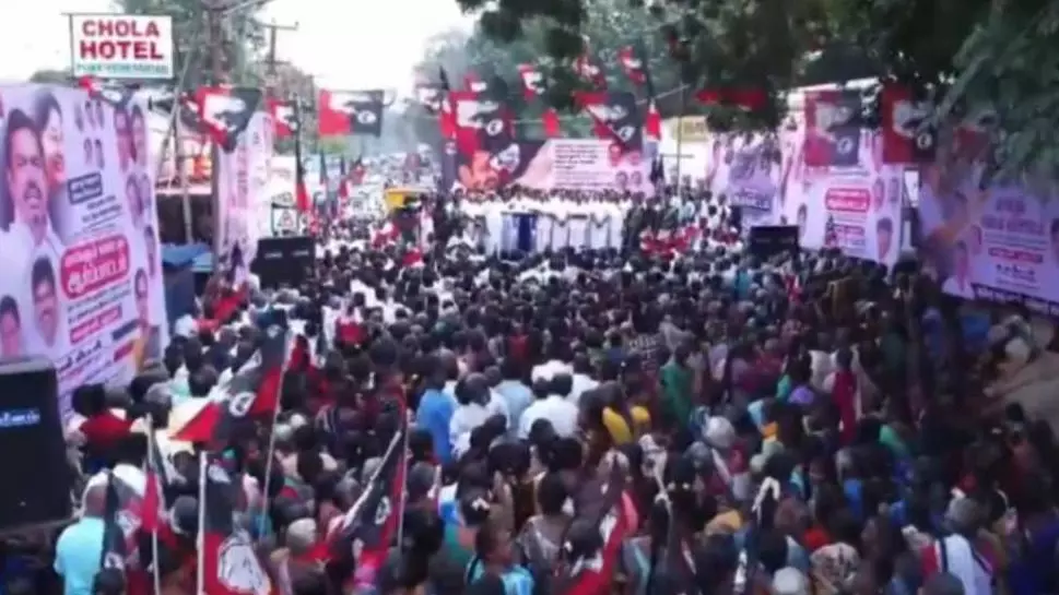AIADMK protests against sexual crimes in TN
