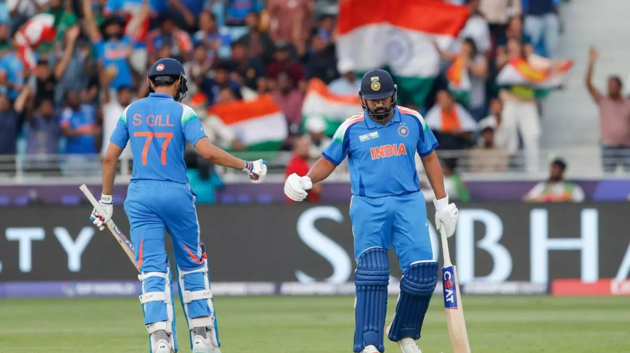 Rohit Sharma, Shubman Gill, Champions Trophy