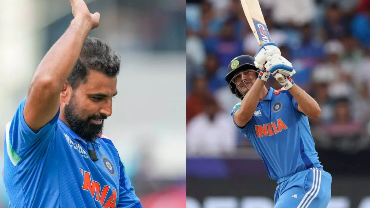 Mohammed Shami, Shubman Gill, Champions Trophy