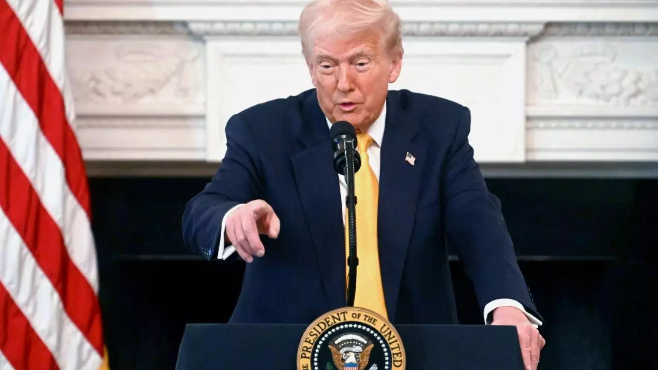 US President Donald Trump