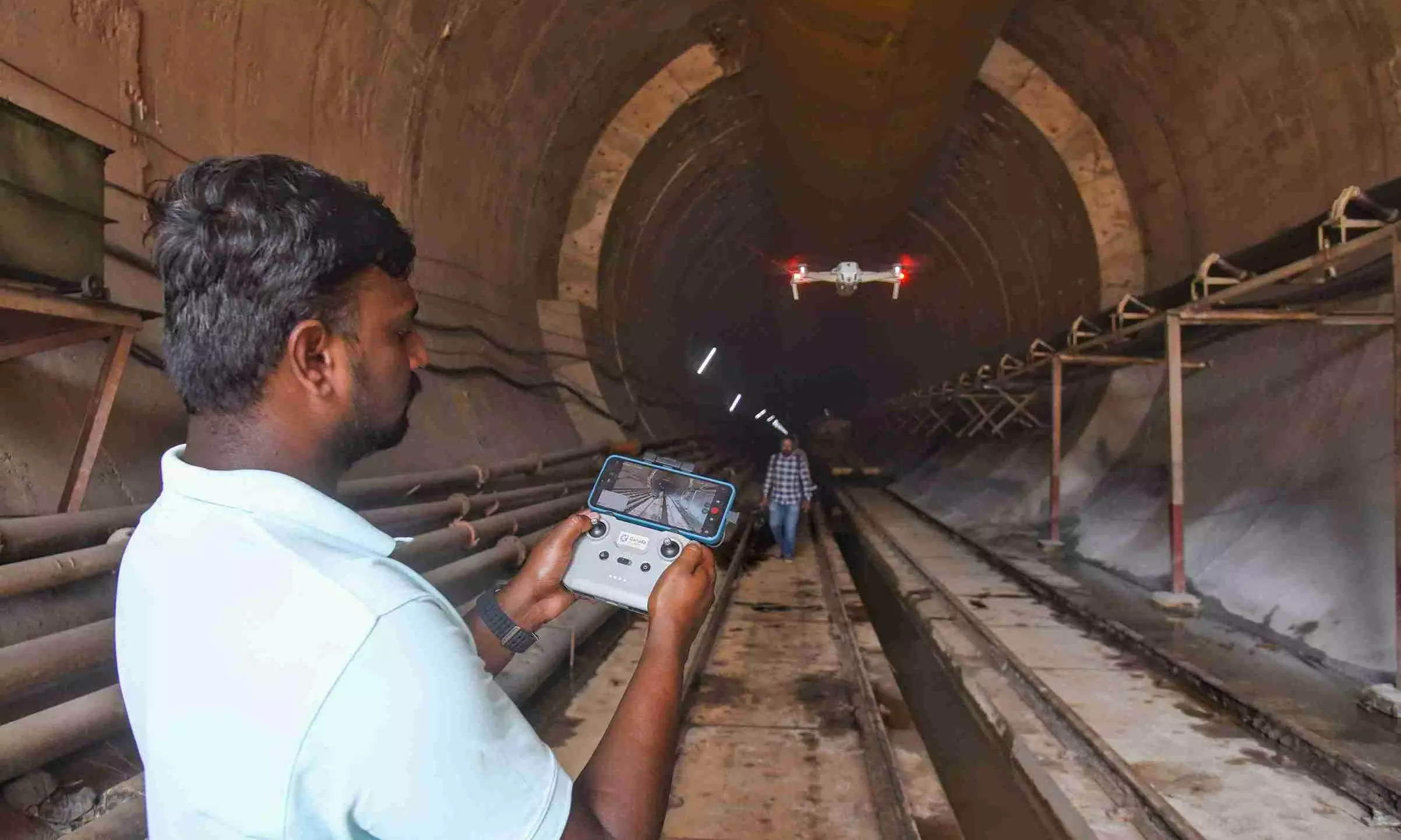 SLBC tunnel collapse Telangana