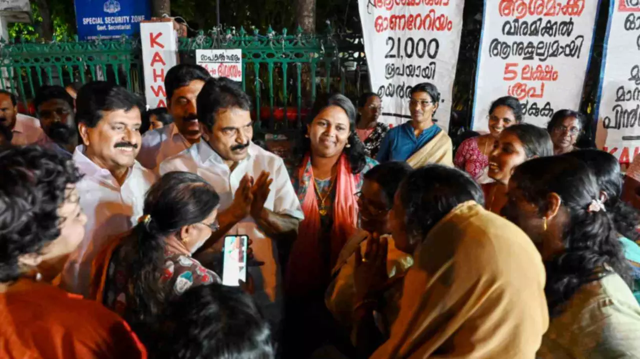 Kerala Congress support ASHA workers strike against govt