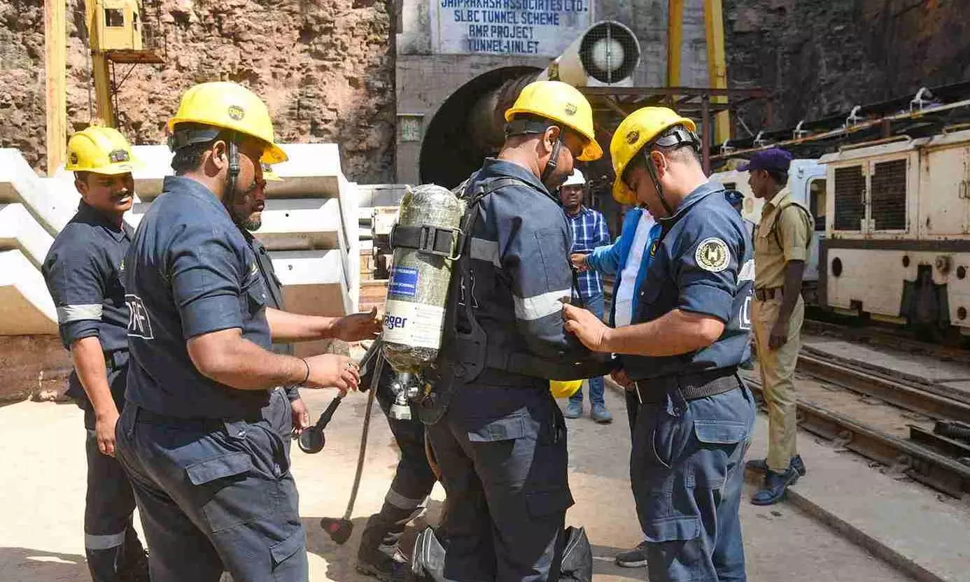 Telangana tunnel collapse: Silt, water flow hinders ops, poses threat to rescuers