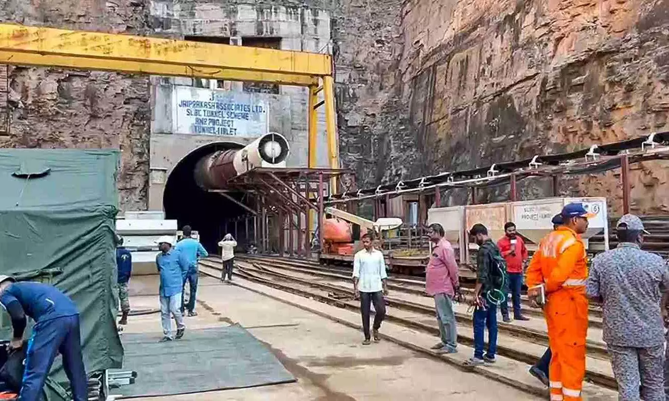 Telangana: Rescuers reach tunnel collapse spot; no sign of trapped workers yet