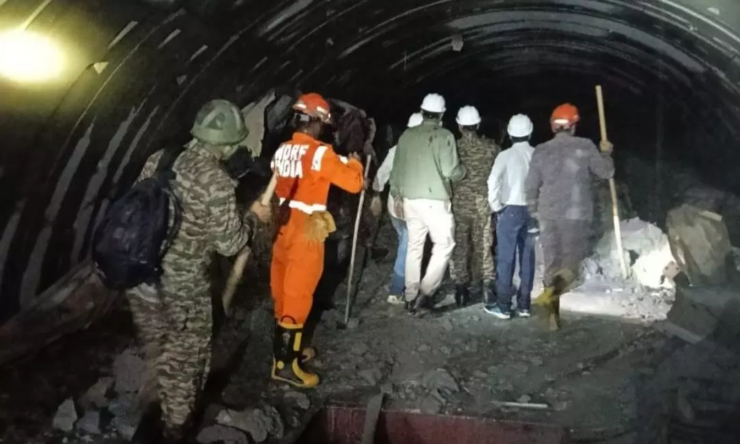 Telangana SLBC tunnel collapse