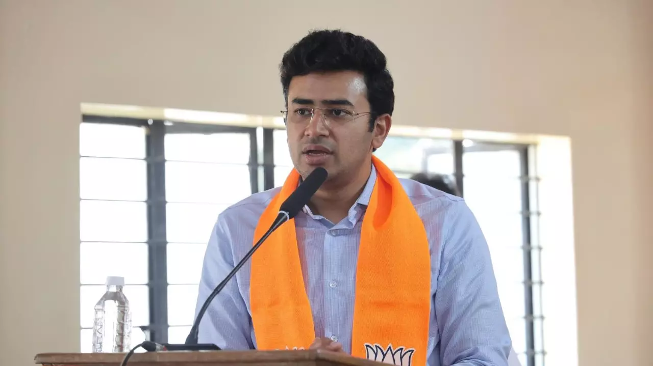 Bengaluru South BJP MP Tejasvi Surya