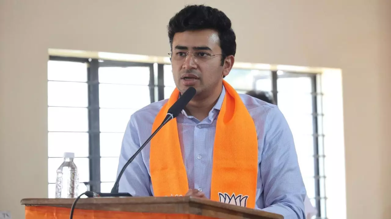 Bengaluru South BJP MP Tejasvi Surya
