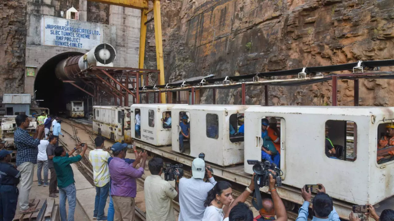 Telangana tunnel collapse: 500+ rescuers race to save trapped workers