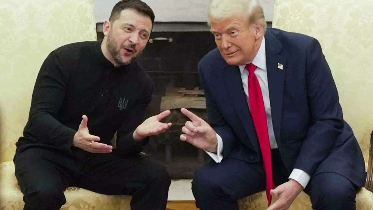Trump-Zelensky verbal spat Trump-Zelensky verbal spat
