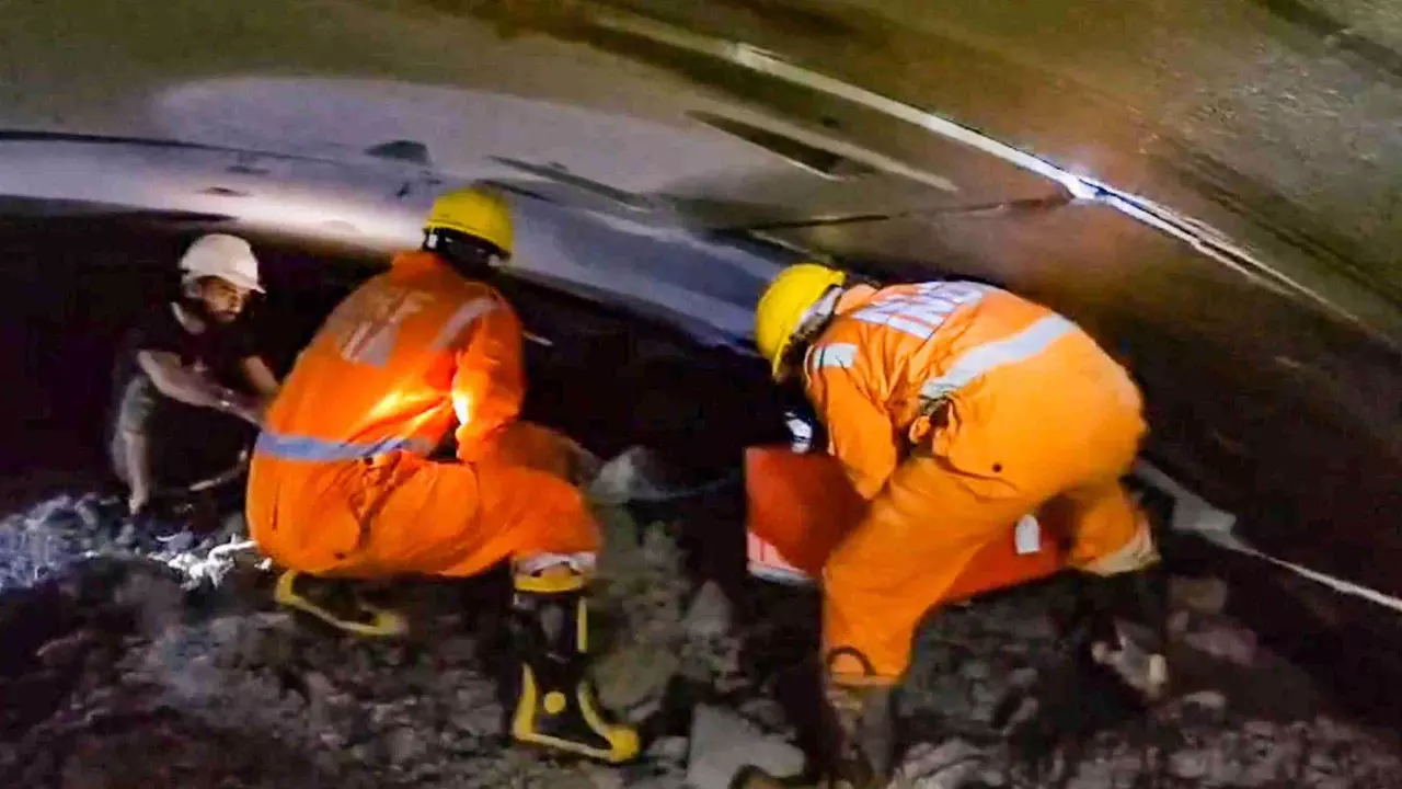 Telangana tunnel collapse: 4 bodies located, 4 likely under TBM, says minister Telangana tunnel collapse: 4 bodies located, 4 likely under TBM, says minister