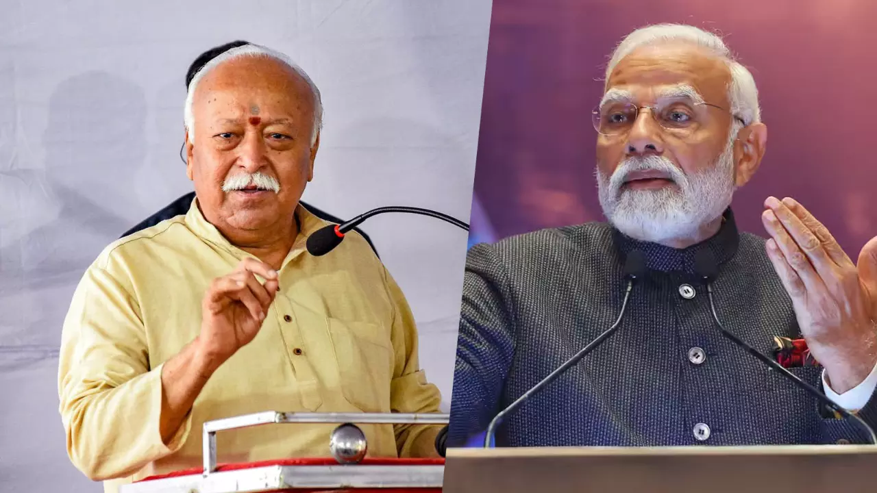 As BJP and RSS make up, Modi to make rare appearance with Bhagwat As BJP and RSS make up, Modi to make rare appearance with Bhagwat