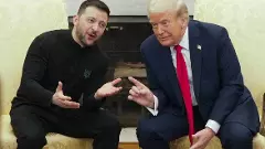 Trump-Zelensky verbal spat