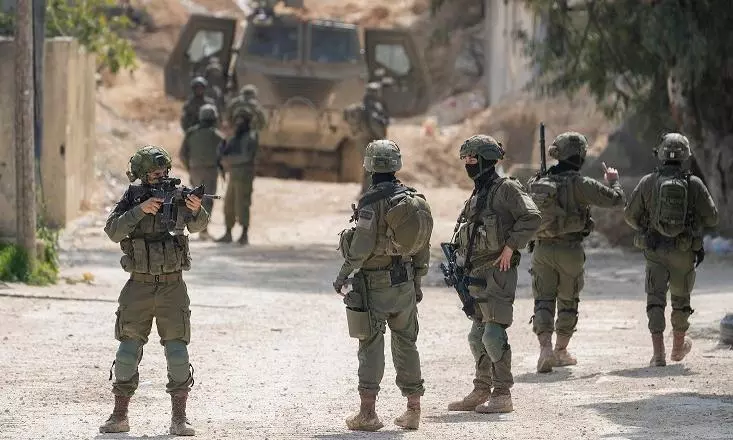 Soldiers at West Bank