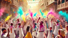 Holi celebrations
