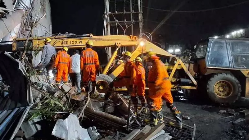 Factory collapse in Ludhiana
