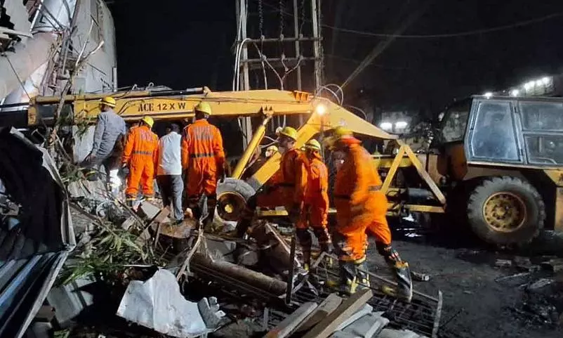 Factory collapse in Ludhiana