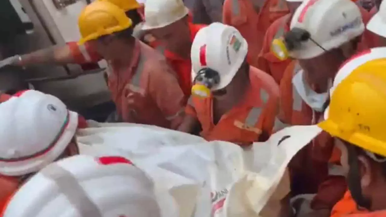 Telangana tunnel collapse: One body retrieved from under 10 ft of silt