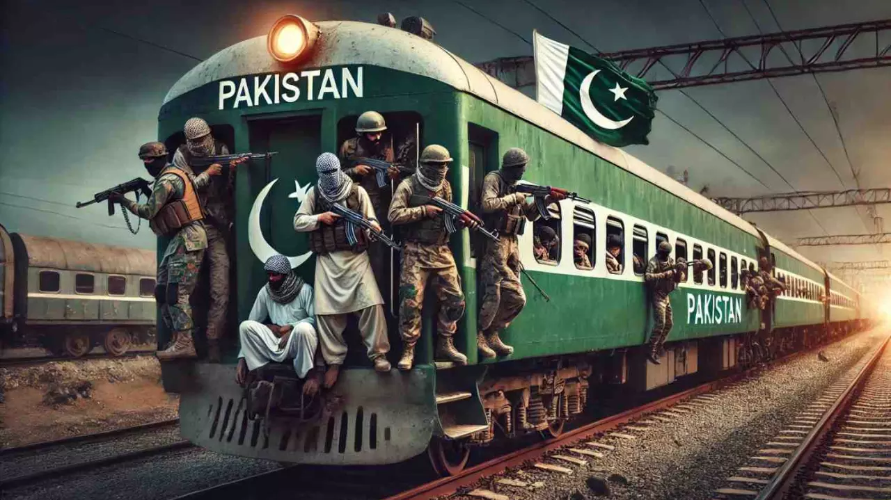 Train hijacked in Pakistan