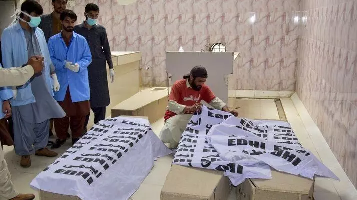 Victims of train attack in Balochistan Victims of train attack in Balochistan