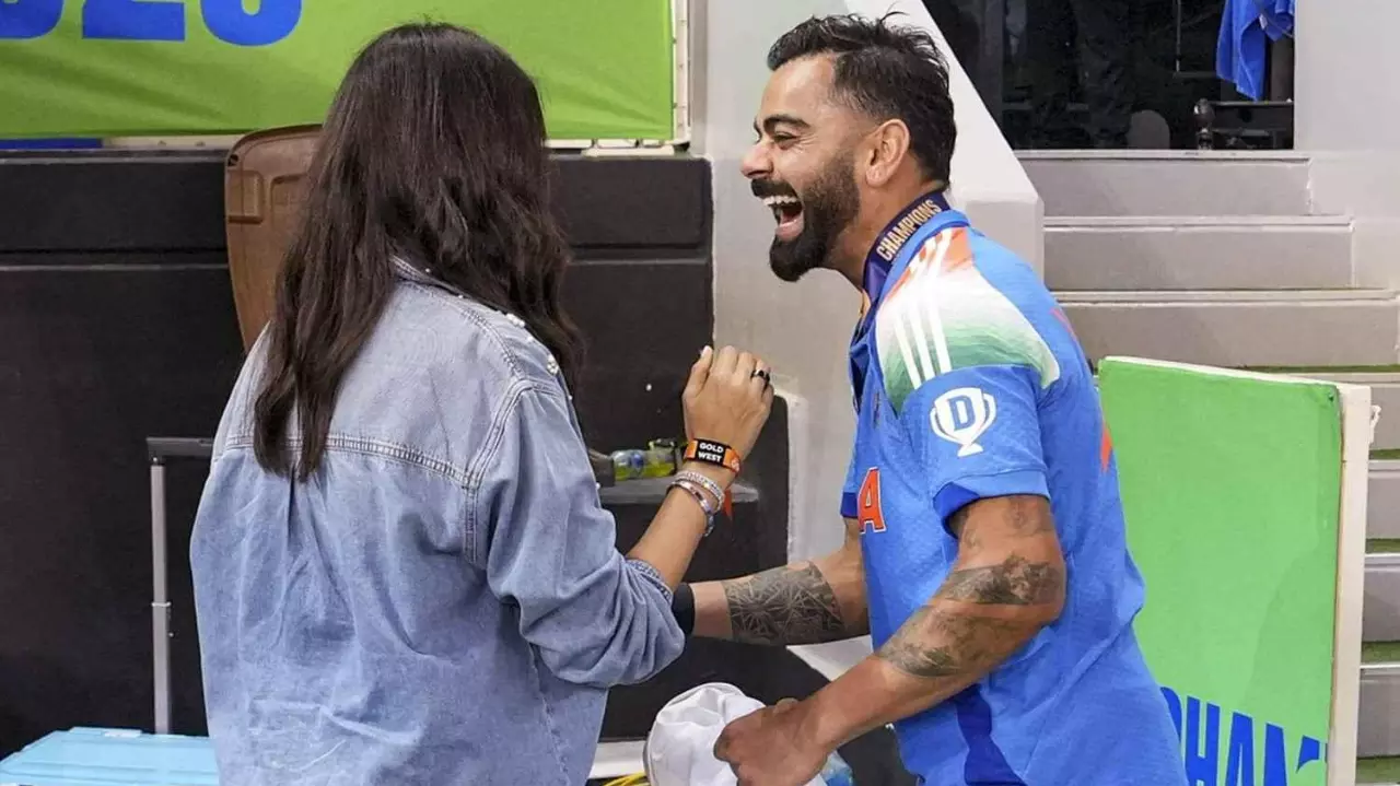 Virat Kohli, Anushka Sharma, Champions Trophy 2025