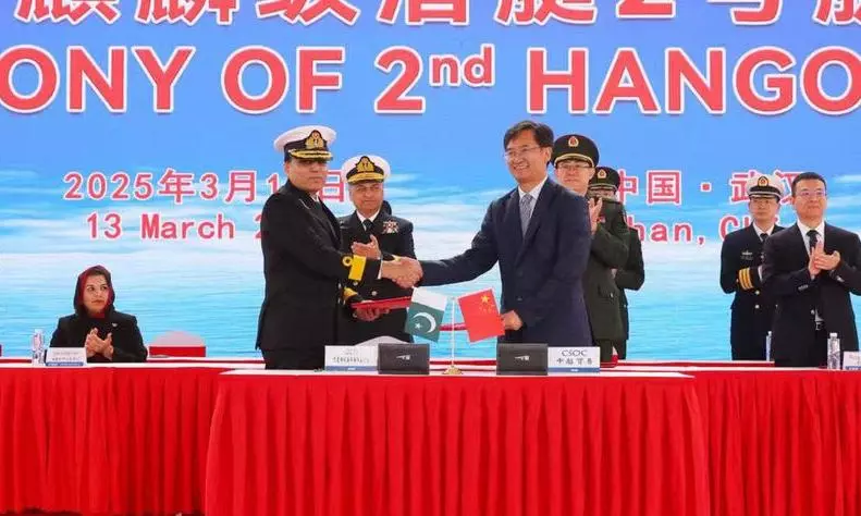 Chinese shipyard delivers second submarine to ally Pakistan