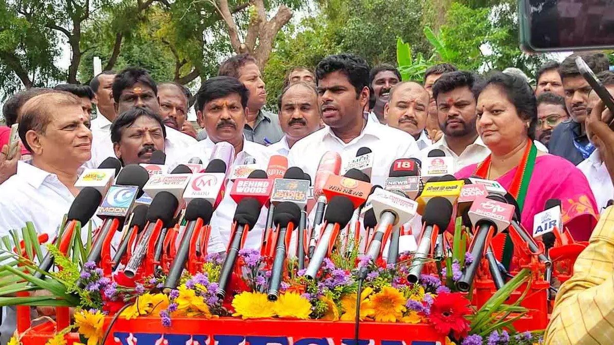 Tamil Nadu BJP President K Annamalai