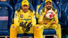 MS Dhoni and Ruturaj Gaikwad