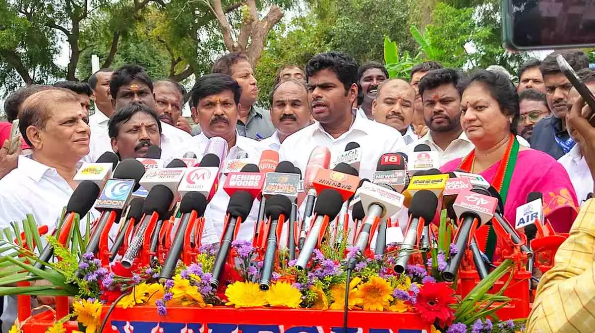 Tamil Nadu BJP President K Annamalai Tamil Nadu BJP President K Annamalai