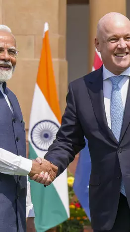 Narendra Modi, Christopher Luxon