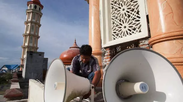 Loudspeakers at mosque