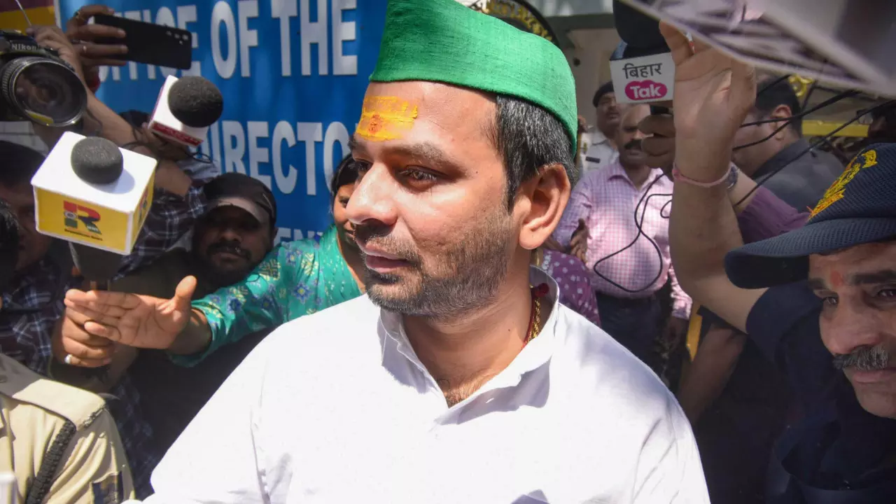 Rabri, Tej Pratap appear before ED in land-for-jobs case; Lalu Prasad summoned Wednesday