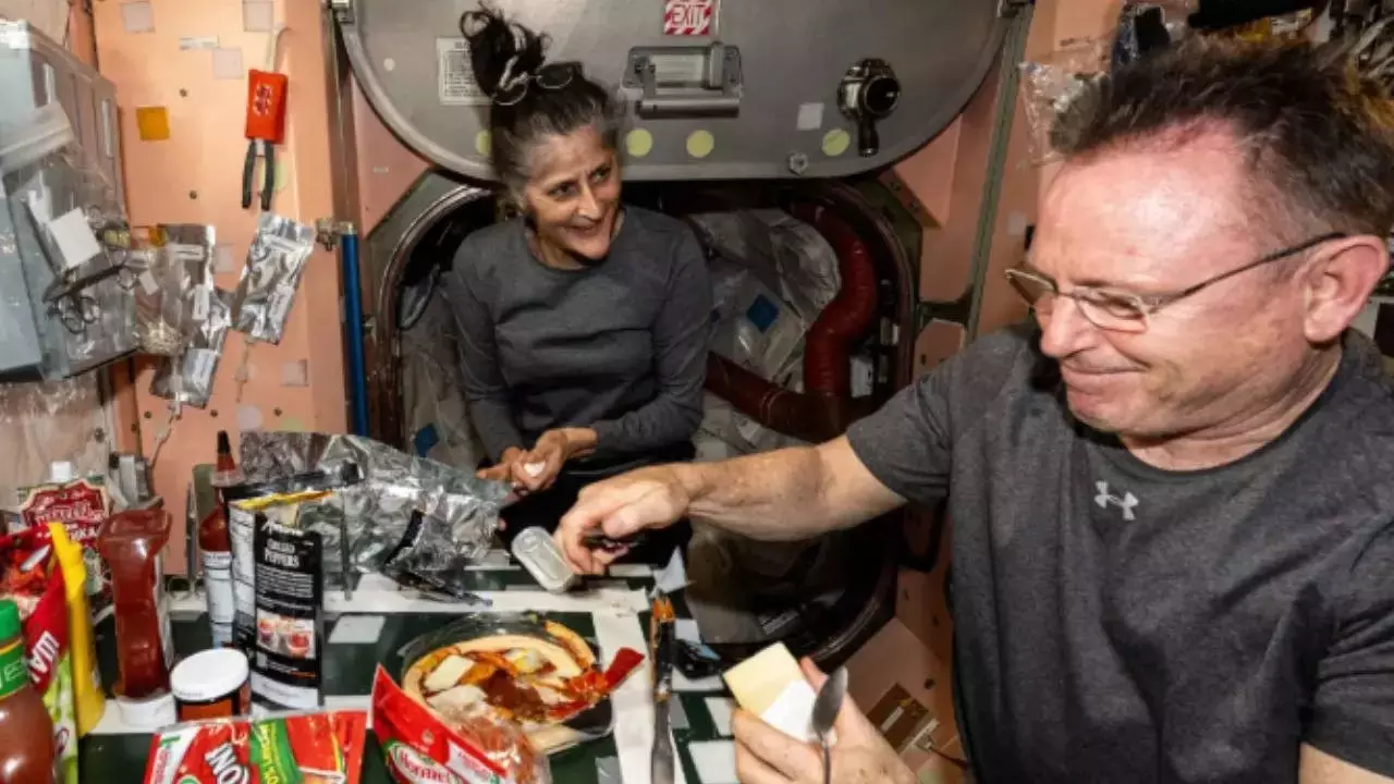 What NASA astronauts Sunita, Butch ate for nine months in space on ISS?