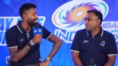 MI captain Hardik Pandya (left) and coach Mahela Jayawardene