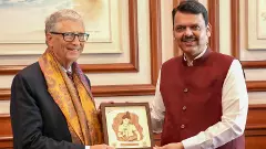 CM Fadnavis meets Bill Gates to discuss AI in agriculture, health