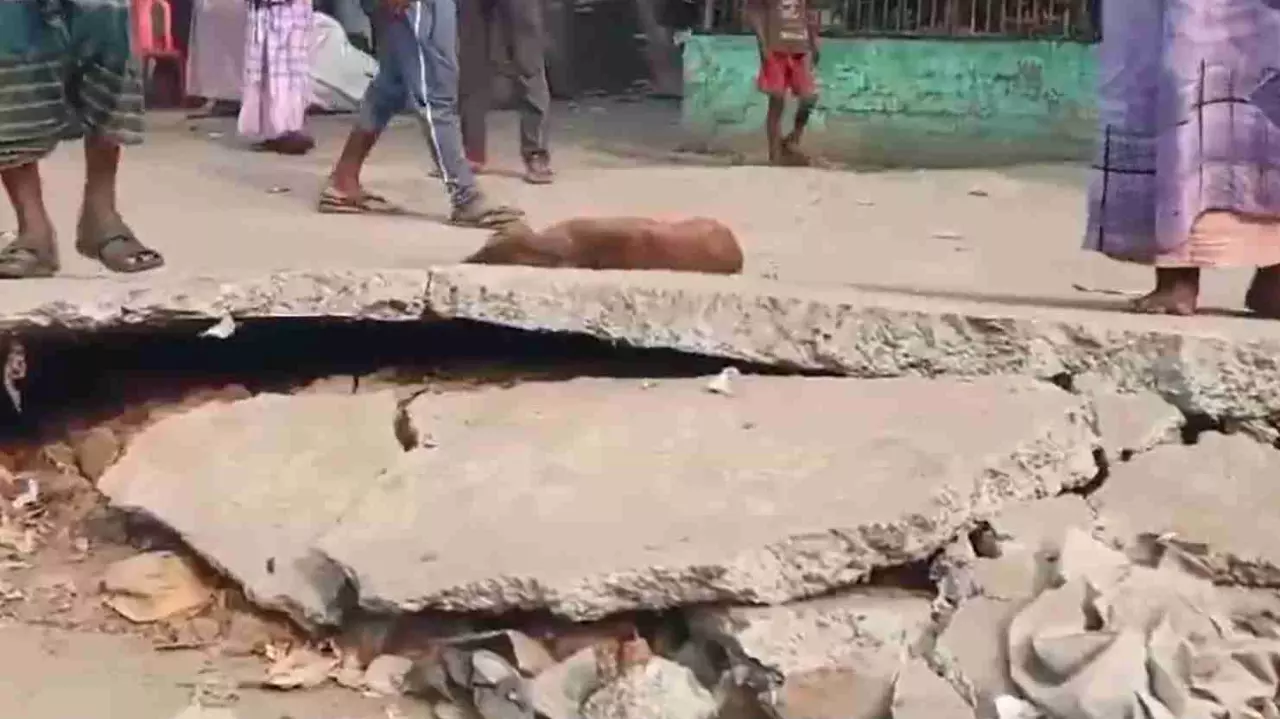 Howrah cave-in triggers water crisis, leaves 70 families homeless