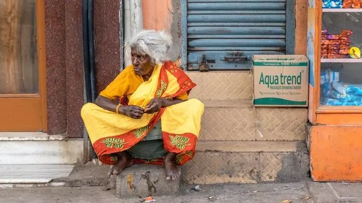 Chennai old woman