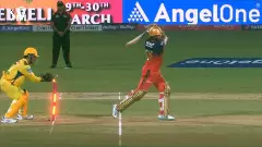 CSKs MS Dhoni stumps Phil Salt of RCB