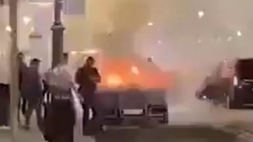 Putins limousine explodes