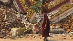 Smell of death permeates Myanmar cities after quake kills over 1,600