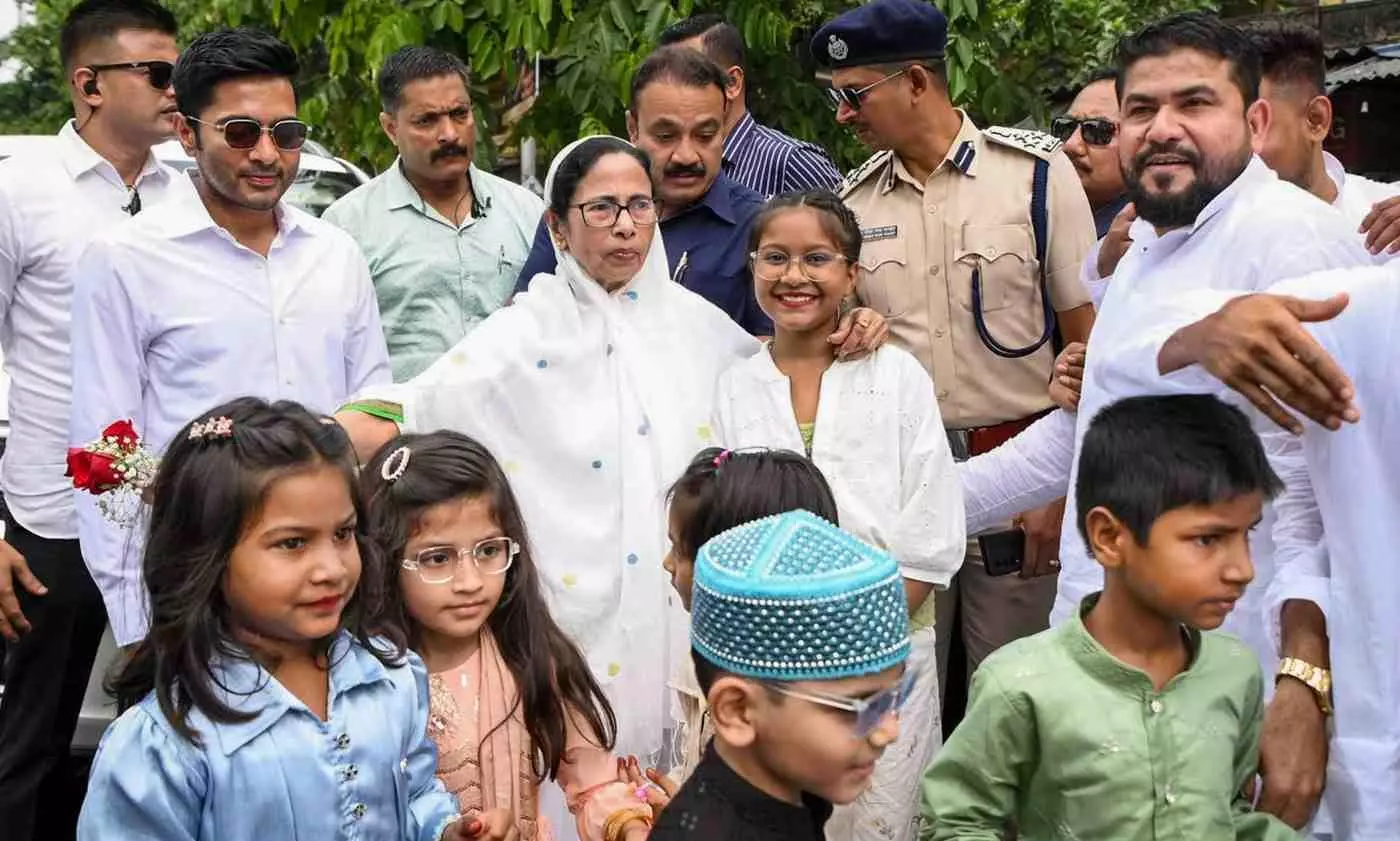 ‘Is Sanatan Dharma dirty for Mamata?’ BJP pans Bengal CM for Eid speech ‘Is Sanatan Dharma dirty for Mamata?’ BJP pans Bengal CM for Eid speech
