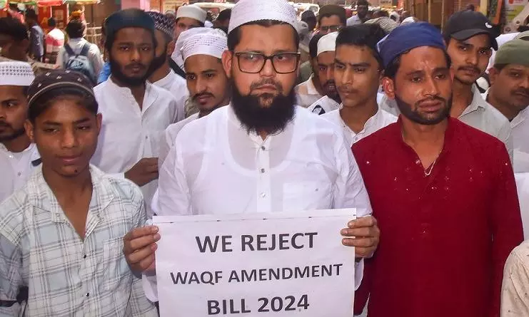 Protest against Waqf Bill Protest against Waqf Bill