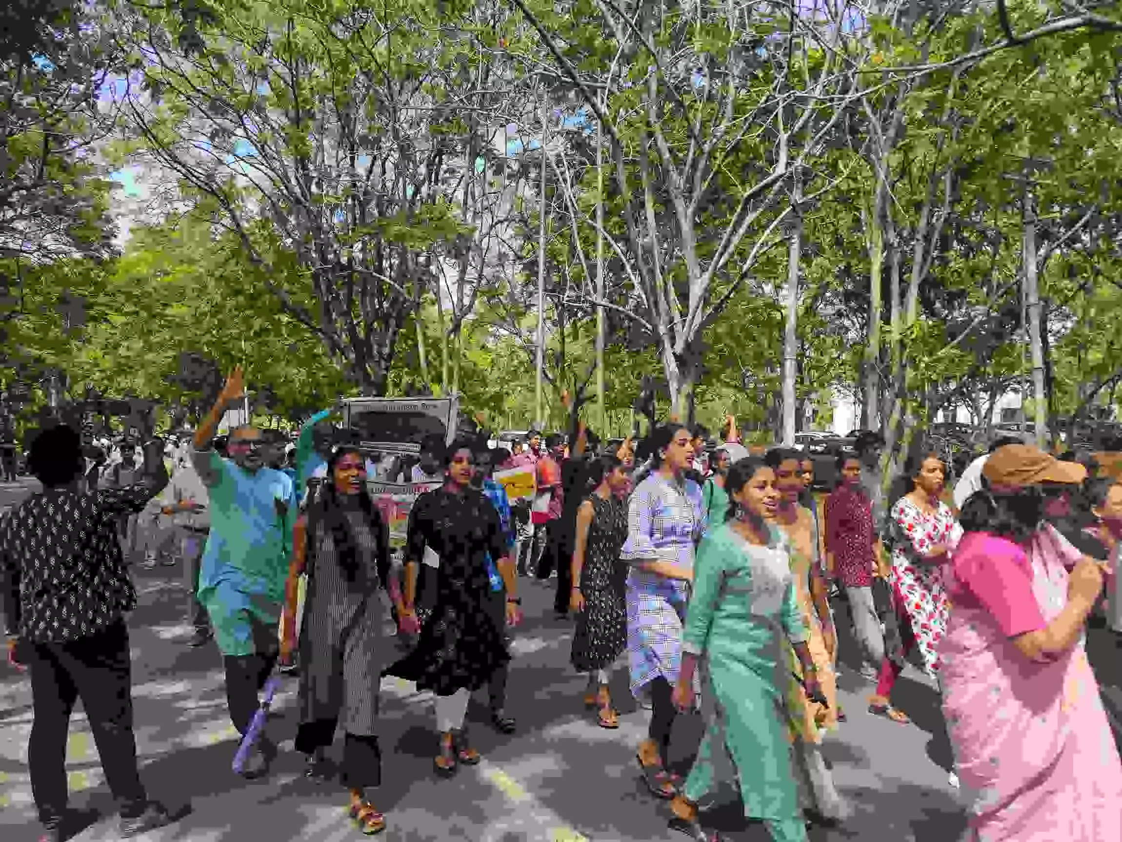 Telangana HC halts land clearing near Hyderabad University amid protests