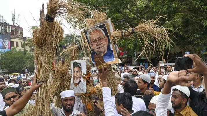 Anti-Waqf Bill protest in Kolkata