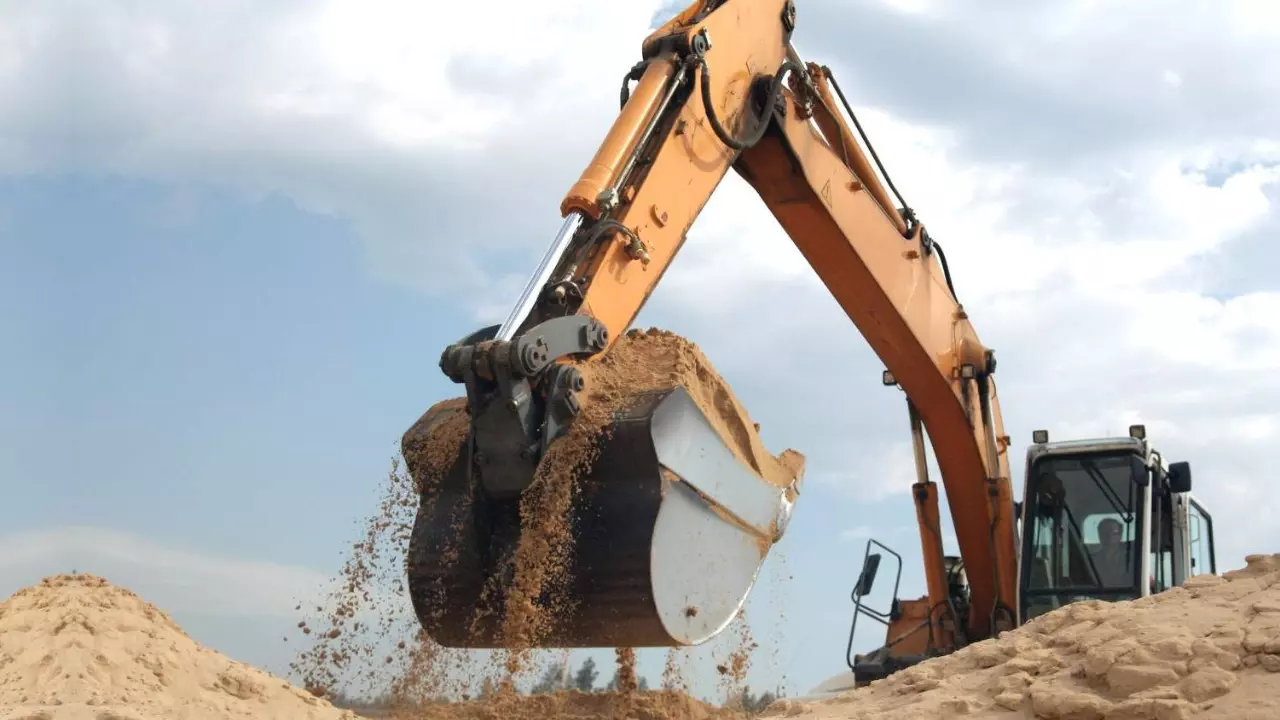 Illegal sand mining
