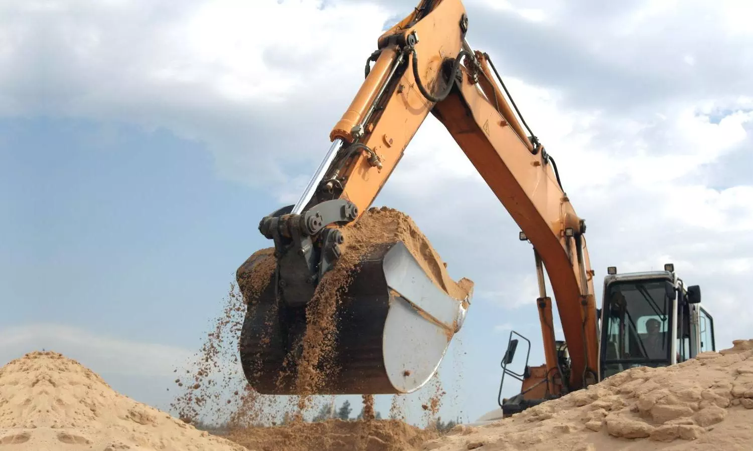 Illegal sand mining Illegal sand mining
