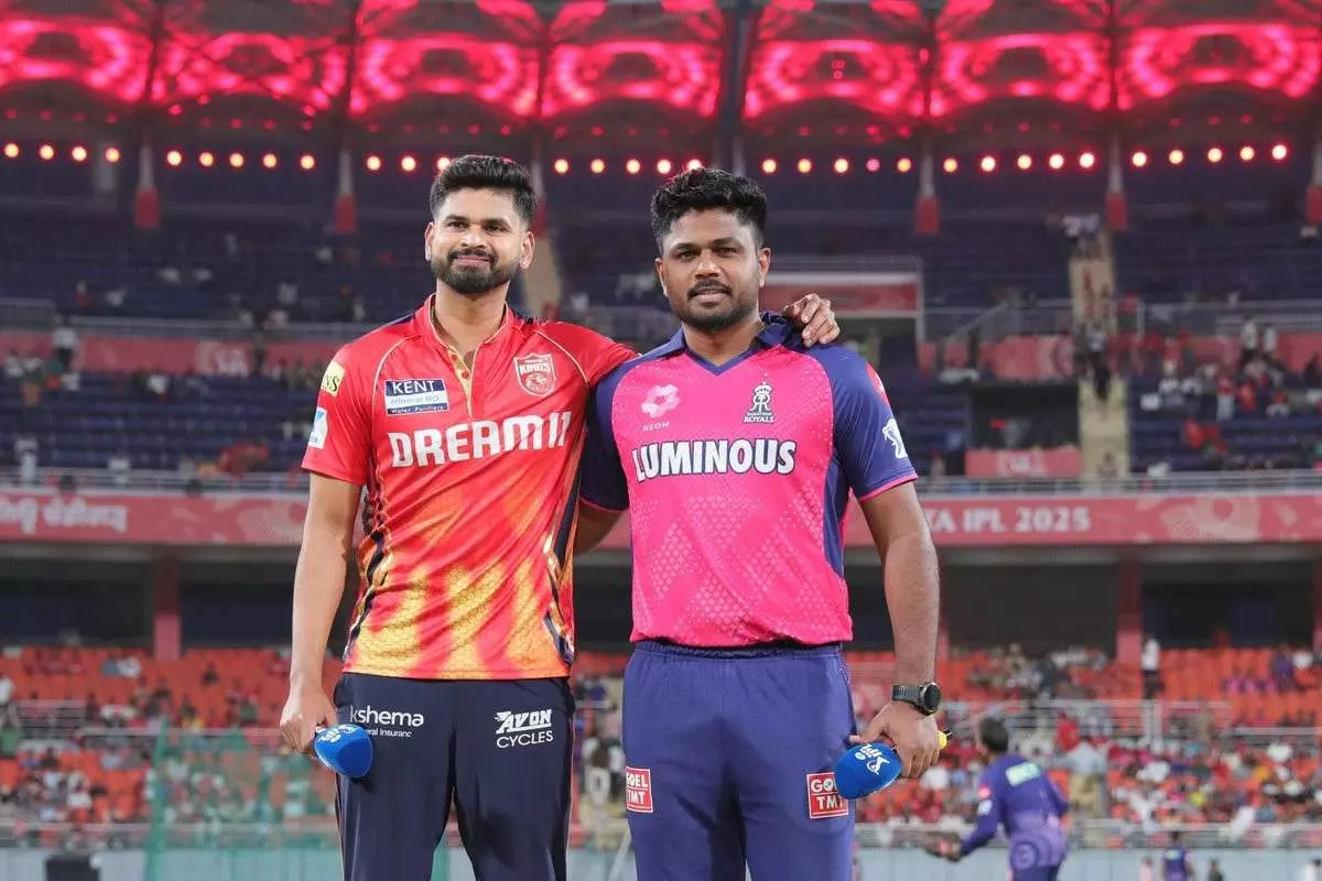 PBKS captain Shreyas Iyer (left) and RR skipper Sanju Samson PBKS captain Shreyas Iyer (left) and RR skipper Sanju Samson