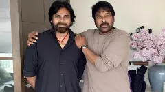 Pawan Kalyan and Chiranjeevi